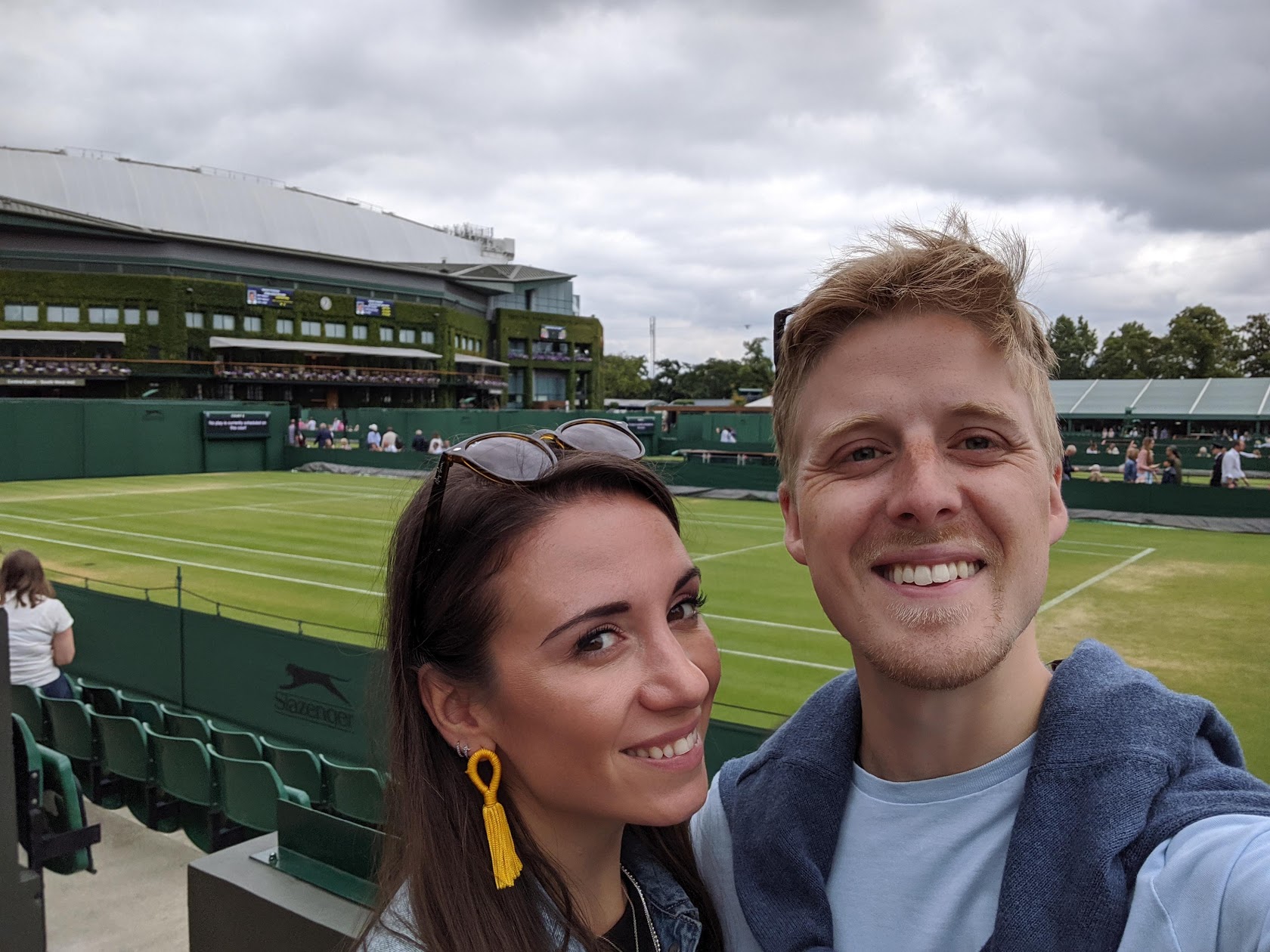 Jonathan Francis and Giulia Da Prato Wimbledon Tennis